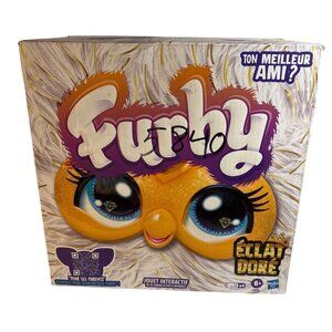 Furby Interactive Toy Golden Glow Edition With Accessories & Voice Unlock